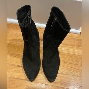 Aquatalia Suede Black Women's Boots